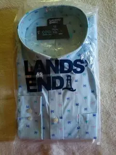 LANDS' END 長袖シャツ カニ柄 XXL 新品未開封のサムネイル