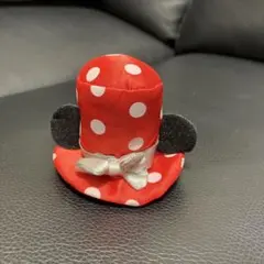 ディズニーランド ミニーマウス風 帽子　ぱっちんピン　平成レトロ