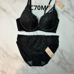 C70 トリンプ セット C70M ブラショーツ 黒 レース アモスタイル