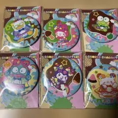 サンリオキャラクターズ 缶ミラー6個セット