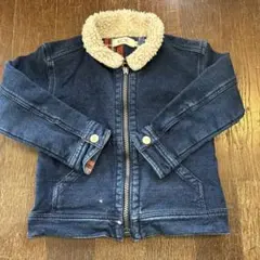 KOE デニムジャケット 100サイズ ボア襟