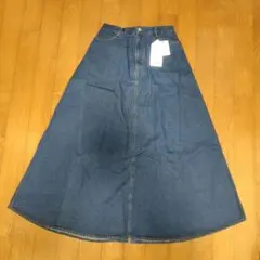 デニム フレアロングスカート Mサイズ
