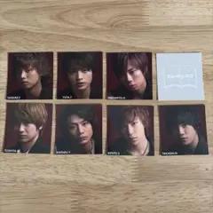 Kis-My-Ft2 メンバー写真とメッセージ 8枚セット