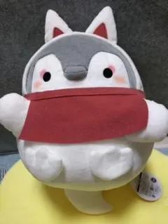 コウペンちゃんキツネとタヌキBIGぬいぐるみ約２５センチ　キツネ
