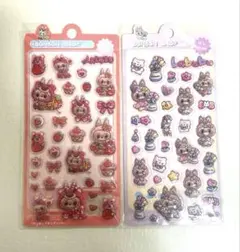 ボンボンドロップシール3D ぷくぷくシール 立体 ぷっくり