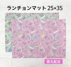 ランチョンマット25×35 バレリーナ　バレエ　ゆめかわ　給食ナフキン　女の子