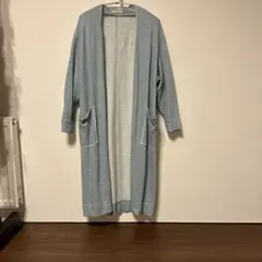 MACPHEE ライトブルー ロングカーディガン　トゥモローランド　春の羽織