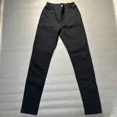 GU ブラック スキニーパンツ 150 裏起毛