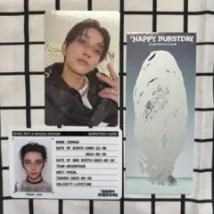 happy burstday ジョシュア IDカード スクラッチ トレカ セット
