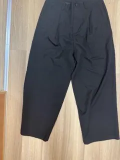 TRストレッチ タックワイドスラックスパンツ