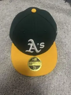 た*る様 New Era 59FIFTY A'sキャップ 7 1/4