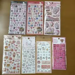 サンリオ　ハローキティ　ボンボンドロップシール