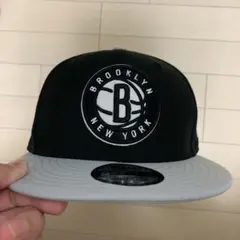 Brooklyn Nets 9FIFTY キャップ ブラック/グレー
