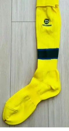 サッカーソックス DELLERBA イエロー/UMBRO ダークブルー
