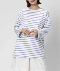 BACK NUMBER ボーダー長袖Tシャツ