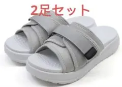 美品　YONAMINE サンダル　シャイニーブラックM YONAMINE 足ツボ師監修 TOTONOU サンダル ヨナミネ（YONAMINE
