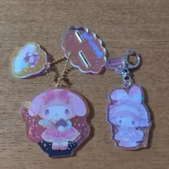 マイメロアクリルキーホルダー 2個セット