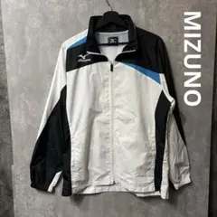 ミズノ MIZUNO ウィンドブレーカー フルジップ 裏メッシュ Lサイズ