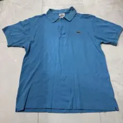 ラコステ　ポロシャツ【L】　ブルー