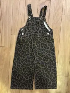 SHEIN デニム オーバーオール ヒョウ柄