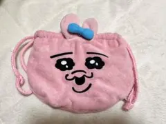おぱんちゅうさぎ　フェイス巾着　難あり