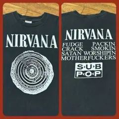 ▪️90s NIRVANA ビンテージT ジェフロス カートコバーン サブポップ 
