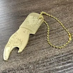 真鍮 キーホルダー キーリング YOU PAY ユーペイ RATFINK 栓抜きのサムネイル