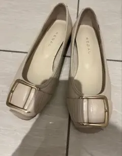 ☆使用感少なめ美品☆リーガル パンプス 23 ローファー バックル 