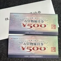 ヤマダホールディングス 株主優待券 1,000円分 - メルカリ