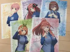 五等分の花嫁 コラボ クリアファイル 5種セット