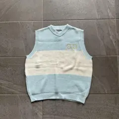 夏春服】TTTMSW 25AW Knit vest（BLUE） - メルカリ