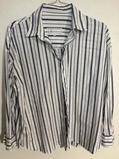 ROPÉ PICNIC ストライプ 長袖シャツ 38 Mサイズ