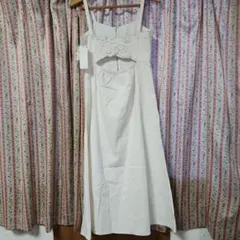 RETRO GIRL ホワイト キャミワンピース