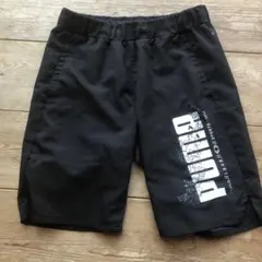 PUMA adidas 2枚セット　黒ショートパンツ　7-8Y 130cm