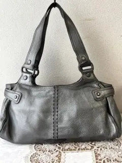 メタリック トートバッグ