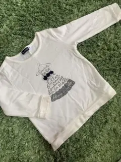 bebe ベベ　トップス　ロンT 90サイズ　白