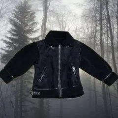 黒 ジャケット 平成 グランジ y2k モッズコート ミリタリー