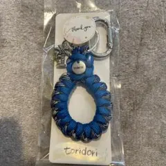 YORON パラコードストラップ 青