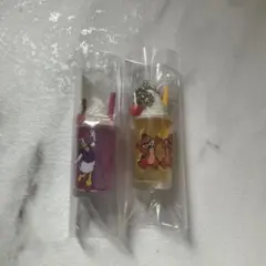 ディズニー キャラクター レトログラス チャーム デイジー チップ&デール