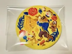 ディズニー Disney 刺繍缶バッジ 1点 美女と野獣
