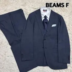 BEAMS F アンコン スーツ 93 グレンチェック 段返り3B背抜き ウール