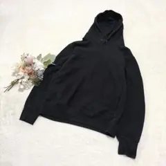 【ユニクロ】UNIQLO メンズ スウェットプルパーカー ブラック L