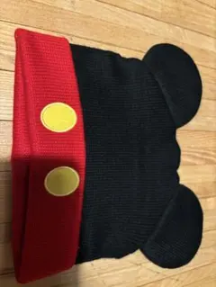 ミッキーマウス 耳付きニット帽