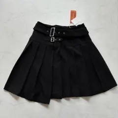 【新品】REDYAZEL スカート プリーツ ベルト付 S（F340）