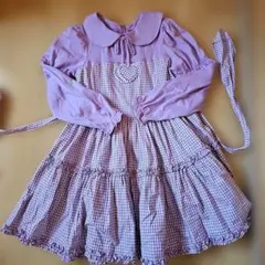 シャーリーテンプル長袖ワンピース130cm