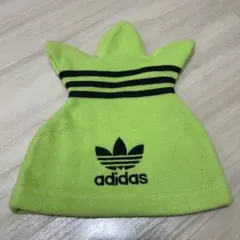 90s adidas トレフォイル　ニットキャップ　Y2K