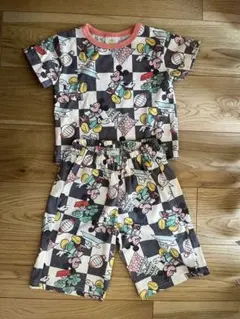 新品　ディズニー　ミッキー　半袖セットアップ　ベビーキッズ　100