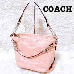 極美品　COACH bag y2k コーチ バッグ マディソン ピンク レザー