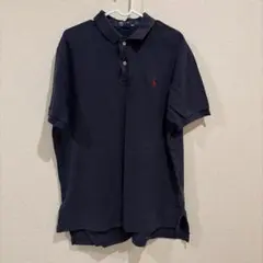 ラルフローレン ポロシャツ ネイビー 赤ポニー