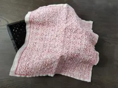 刺し子刺繍のふきん　完成品　さくらのサムネイル